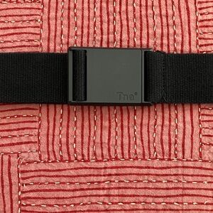 TNA canvas web Black Belt with Sleek flat Buckle